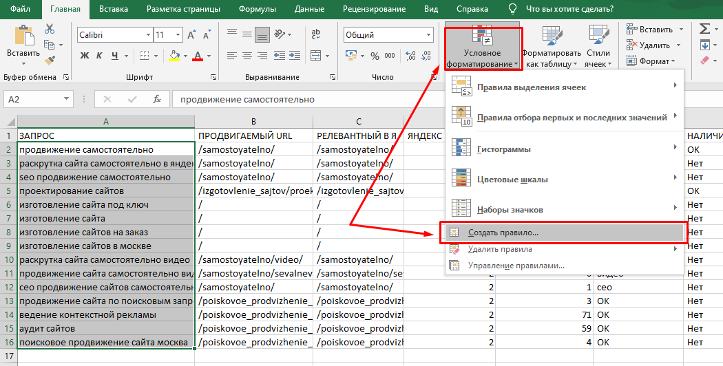 Excel для SEO. 6 самых полезных функций EXCEL, которые помогут в продвижении сайта. excel, excel для seo, лайфхаки, работа с таблицами | Продвижение сайтов от агентства Оптимизм SEO, Без рубрики, Лайфхак | excel, excel для seo, лайфхаки, работа с таблицами | Интернет-маркетинг от performace-агентства Оптимизм